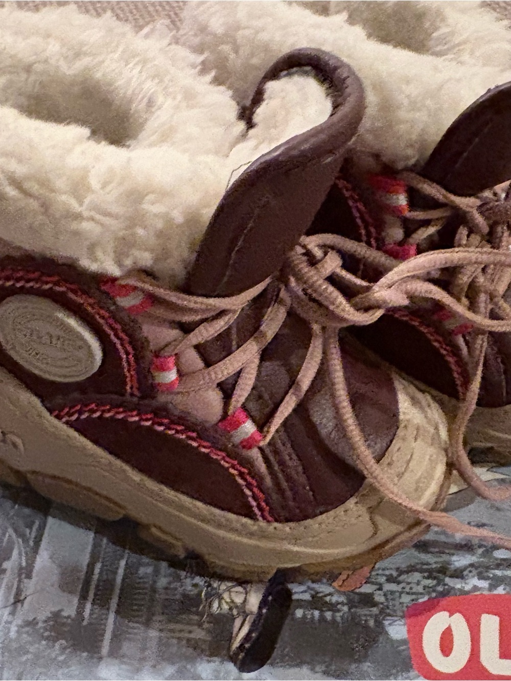 Toddler Brown Fleece-Lined Winter Boots